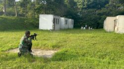 Danyonif 2 Marinir Uji Ketahanan Helm Tempur dan Body Protector, Sekaligus Uji Daya Tembus Senjata Organik