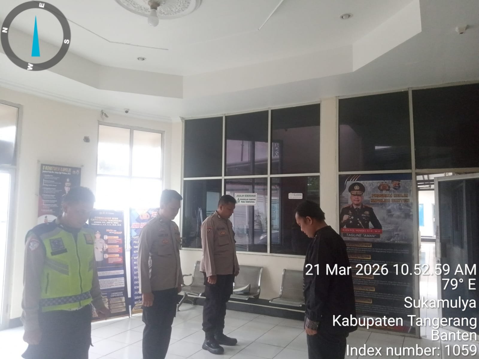 Kanit Intelkam Pimpin Apel Pagi Personel Polsek Cikupa