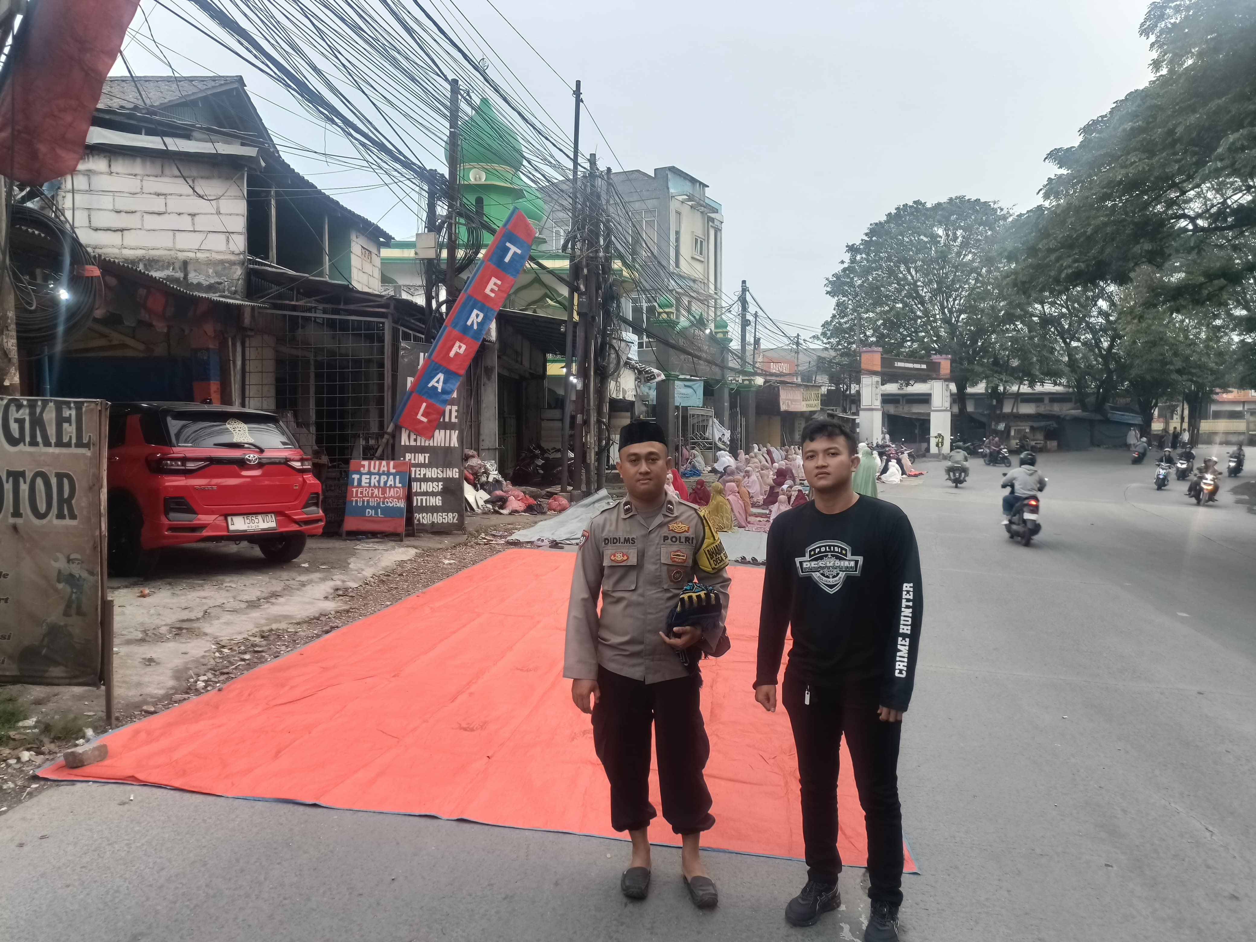 Polsek Cikupa Laksanakan Pengamanan Sholat Idul Fitri 1447 H di Sejumlah Masjid