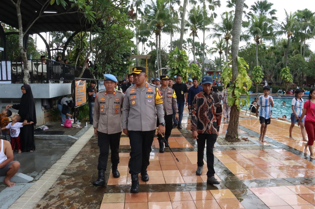 Pastikan Wisata Aman dan Nyaman, Polresta Tangerang Siagakan Personel di Lokasi Wisata