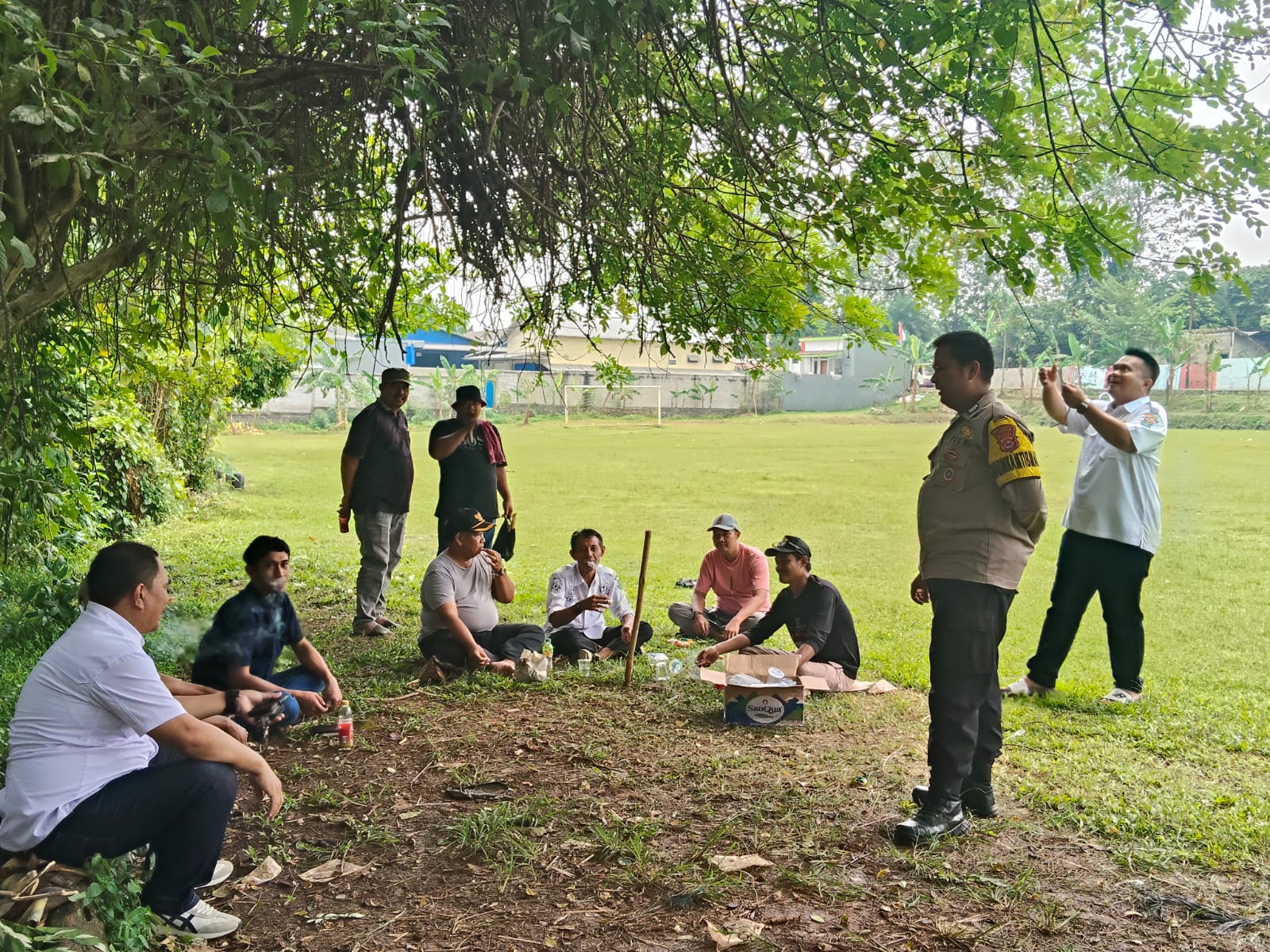 Bhabinkamtibmas Desa Bojong Laksanakan Program Poliran Polisi Peduli Pengangguran