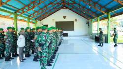 Pastikan Personel Aman dan Tepat Waktu, Kasdim 1505/Tidore  Pimpin Apel Kembali dan Pemberangkatan Cuti Lebaran