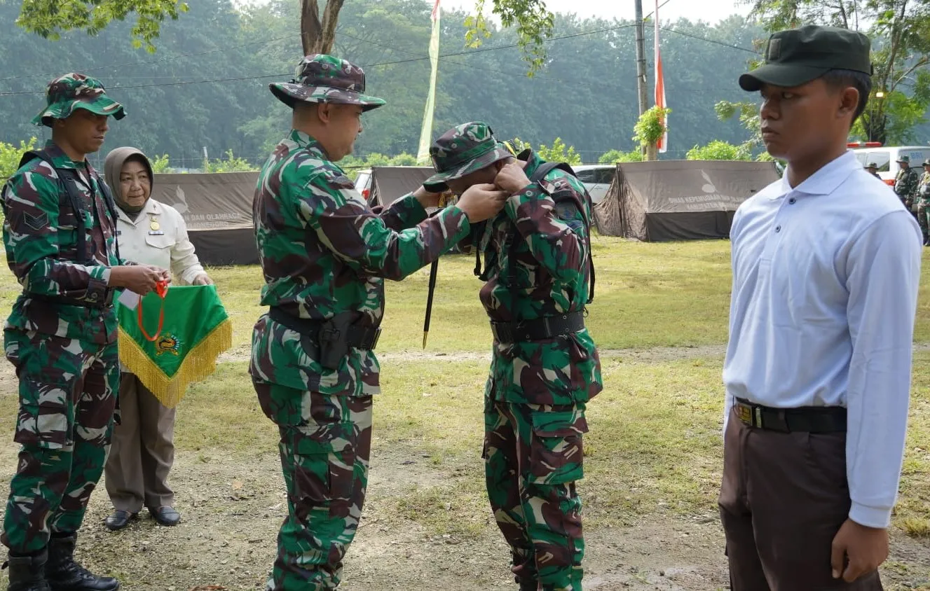 Perkemahan Korps Kadet Republik Indonesia di Dander Resmi Dibuka Dandim 0813 Bojonegoro