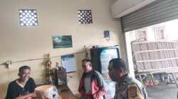 Bhabinkamtibmas Desa Sukadamai Sambang Warga, Sampaikan Himbauan Kamtibmas