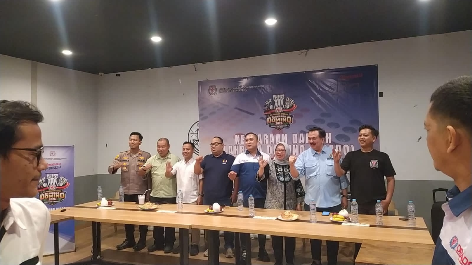 Kapolsek Cikupa Hadiri Kejuaraan Daerah Domino ORADO Tingkat Kabupaten Tangerang