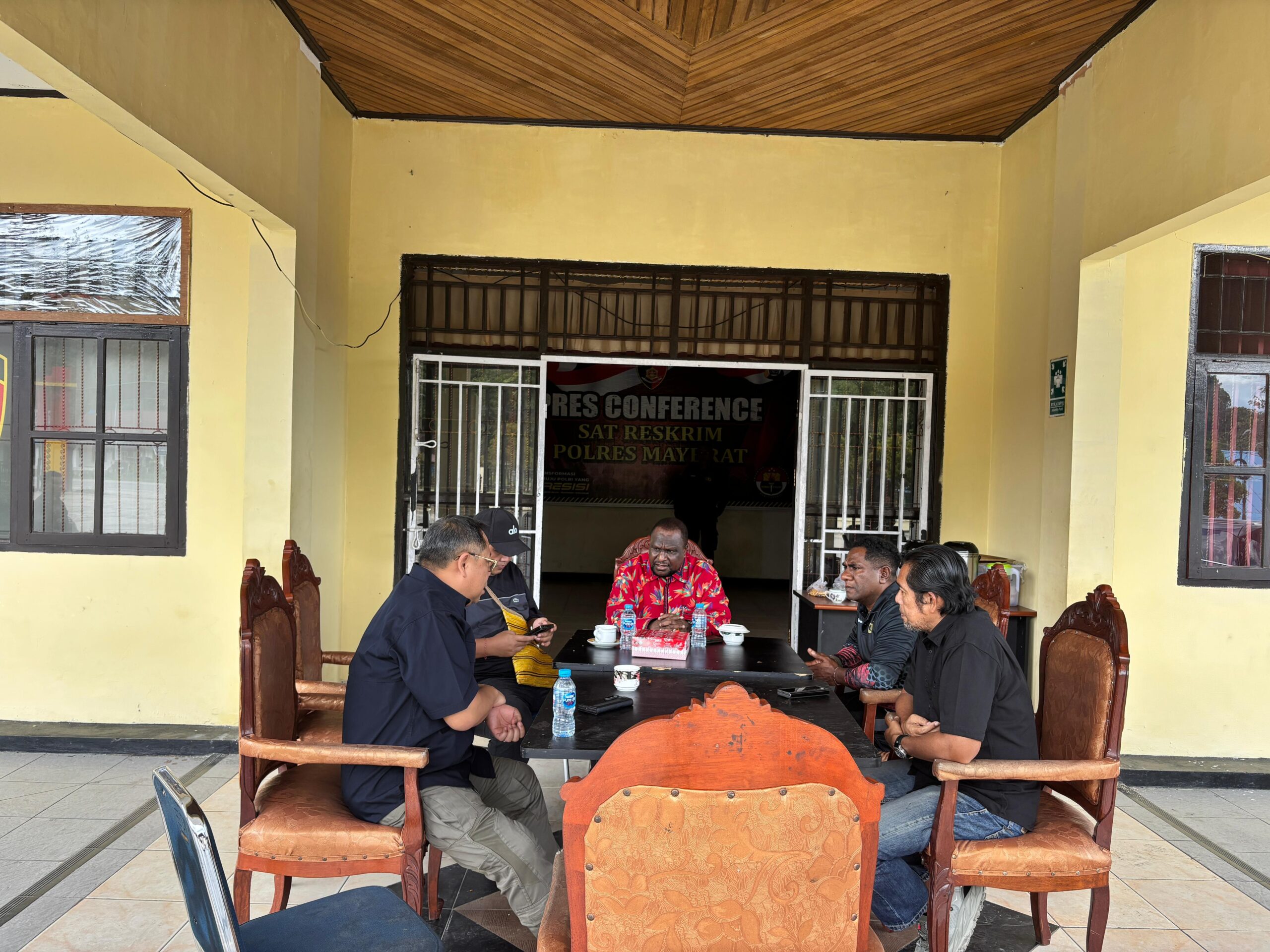 Tim Damai Cartenz Kunjungi Polres Maybrat, Perkuat Koordinasi Pasca Insiden Penembakan di Kampung Sori