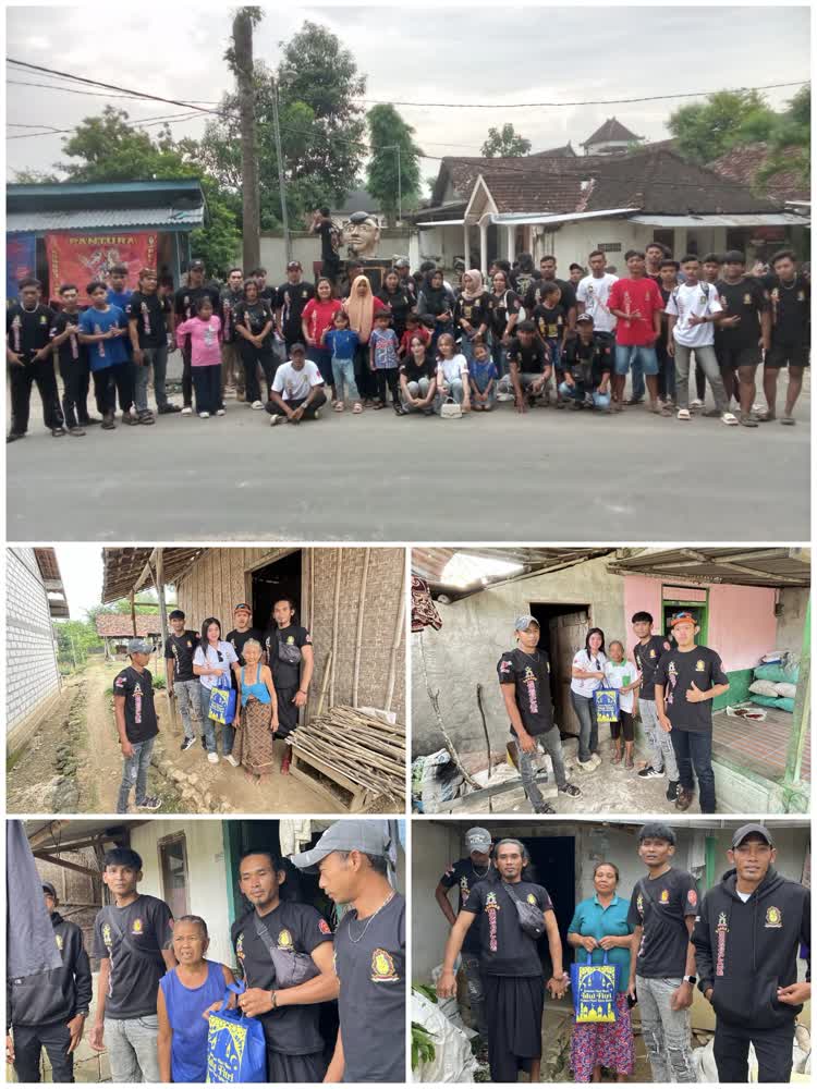 Aksi Nyata Kepedulian Sosial, Laskar Ronggolawe Nusantara Santuni Lansia Desa Klumpit