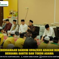 Penuh Kebersamaan Dandim 0906/kkr Adakan Buka Puasa Bersama Santri dan Tokoh Agama