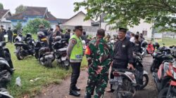 Pengamanan Pemberangkatan Warga PSHW Sutojayan Berjalan Aman Menuju Halal Bihalal Di Pemkab Blitar