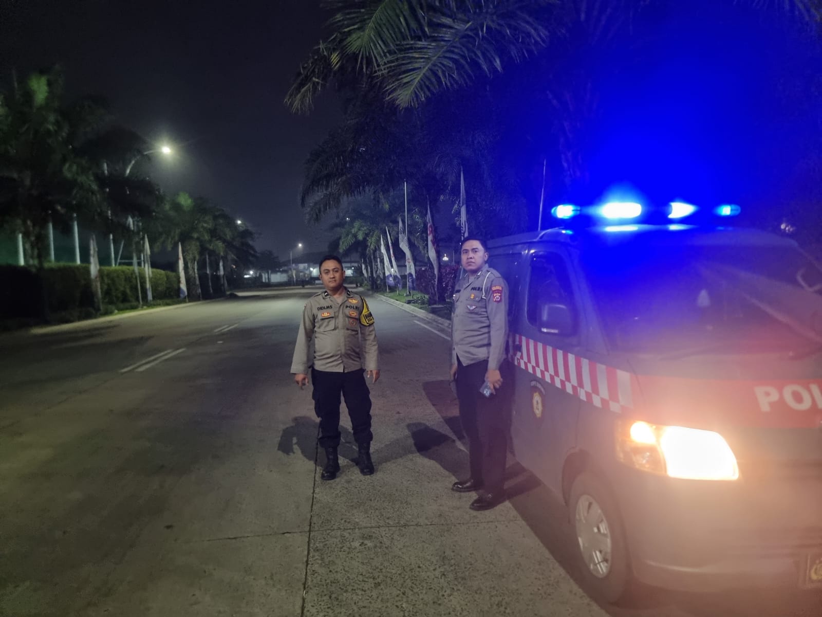 Polsek Cikupa Laksanakan Ops Cipkon KRYD Patroli Mobile Malam Hari