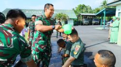 Momentum Kebanggaan, 12 Prajurit Kodim 1505/Tidore Naik Pangkat