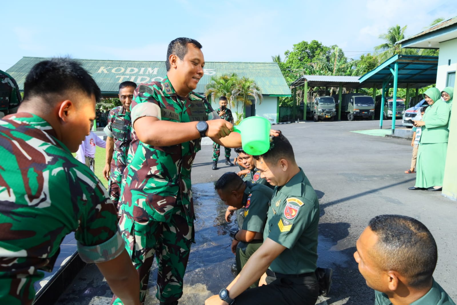 Momentum Kebanggaan, 12 Prajurit Kodim 1505/Tidore Naik Pangkat