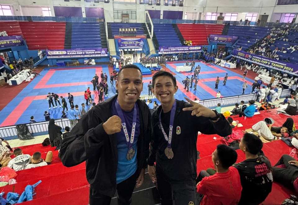 Dua Atlet Kodaeral XIV Sorong Raih Prestasi Pada Kejurnas Karate Kasal Cup V
