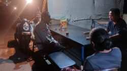 Bhabinkamtibmas Polsek Cikupa Ronda Siskamling Bersama Warga di Desa Sukadamai