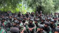 Yonif 2 Marinir Gelar Syukuran Kenaikan Pangkat Prajurit di Medan Latihan Rajamandala