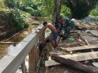 Progres Pembangunan Jembatan Garuda Tahap IV di Klatifi Capai 18 Persen