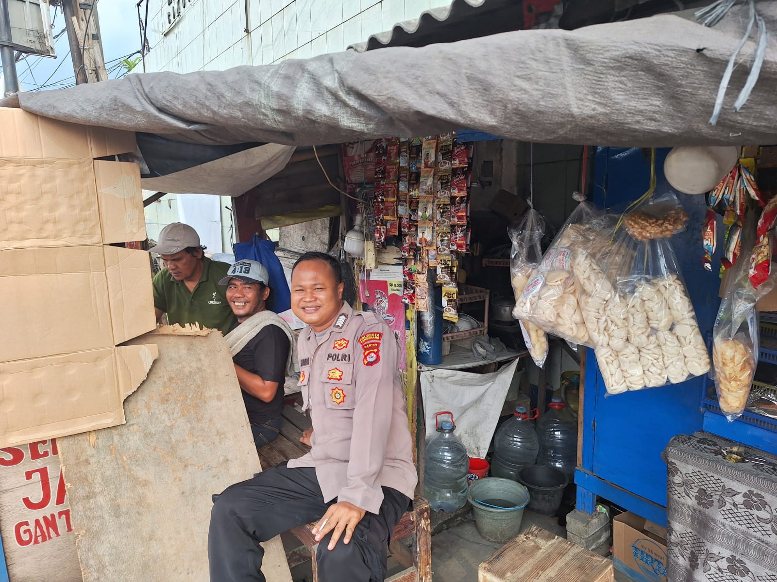 Polsek Cikupa Gelar Warung Bhabinkamtibmas, Serap Aspirasi Warga Desa Cikupa