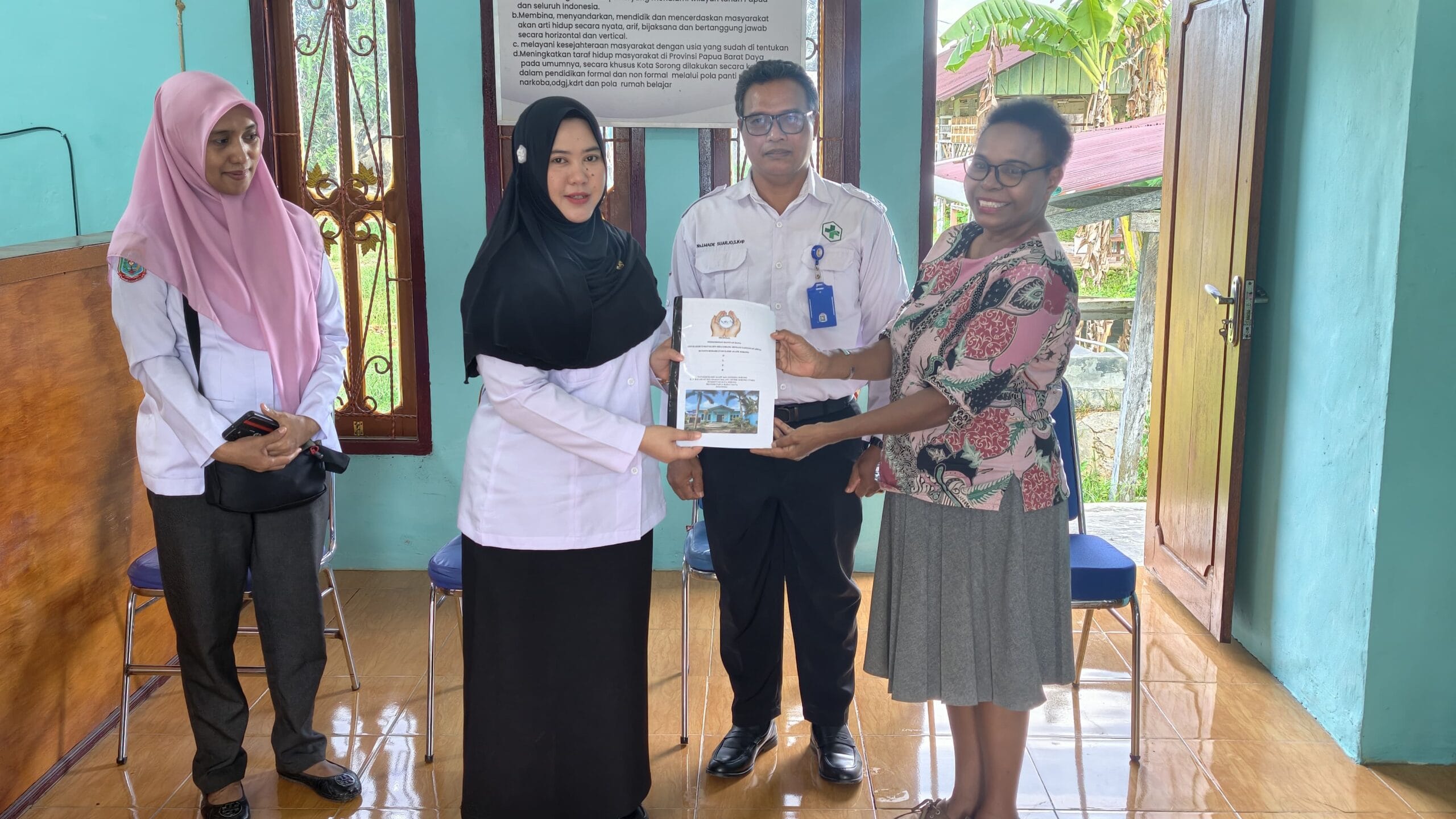 Dinas Sosial Kota Sorong Kunjungi Yayasan Kasih Agape, Siap Perkuat Penanganan ODGJ