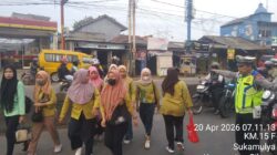 Aiptu Sapudin Laksanakan Gatur Lalin Pagi, Wujudkan Kamseltibcar di Jalan Raya Serang