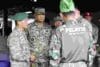 Wapang TNI Dampingi Menhan RI Tinjau Kesiapan Yonif TP 805/KSW di Papua Barat
