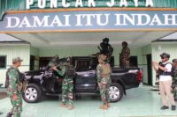 Danrem 173/Praja Vira Braja Tinjau Kesiapan Wilayah Teritorial di Makodim 1714/PJ