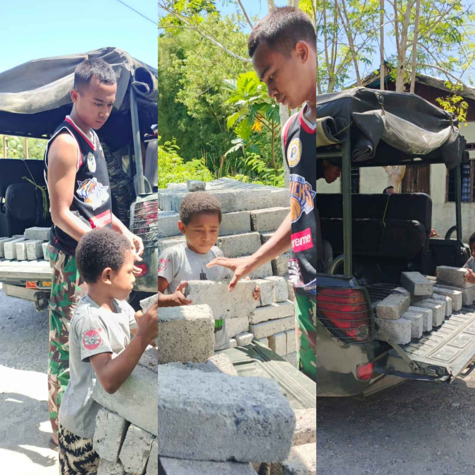 IMG-20260510-WA0000 TMMD Ke-128 Kodim 1801/Manokwari, Bangkitkan Jiwa Kebersamaan Anak-Anak Ikut Gotong-royong Bangun Kampung