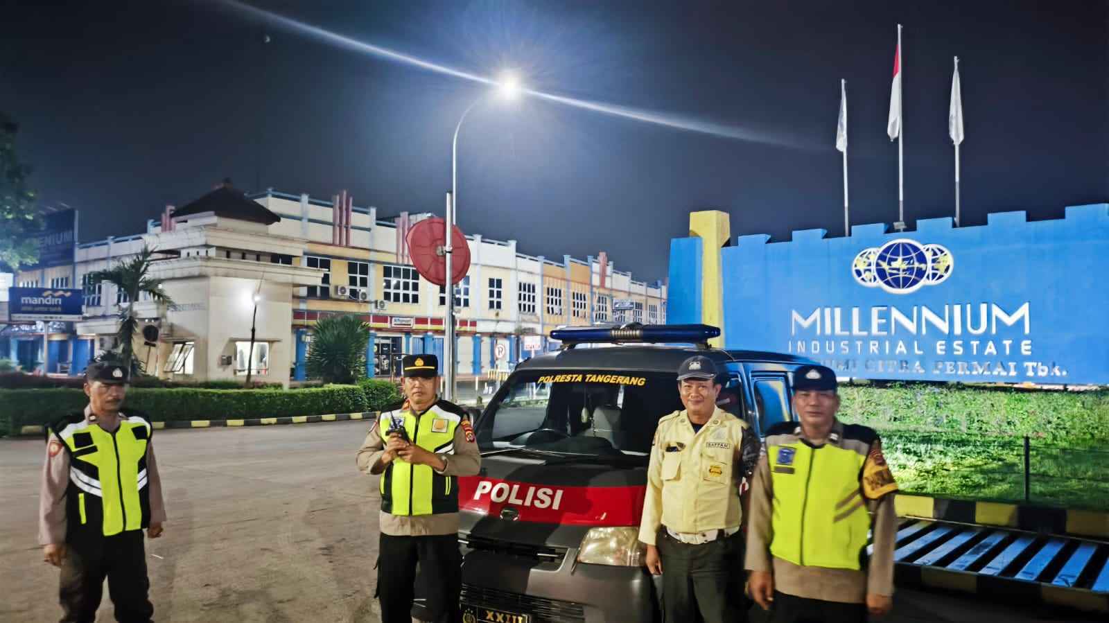 IPTU Mahdi Pimpin Patroli Ops Cipkon KRYD di Kawasan Bizpoint dan Millenium