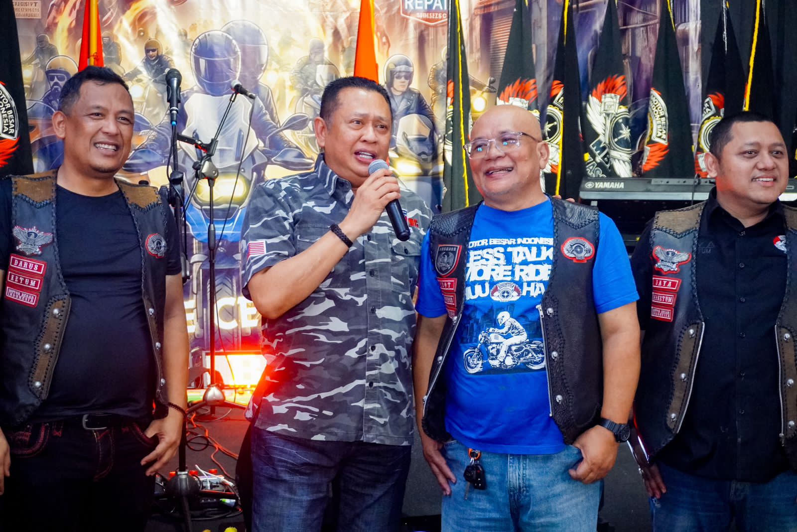 Hadiri HUT ke-8 Motor Besar Indonesia (MBI), Bamsoet Tekankan Peran Kebangsaan Komunitas Otomotif