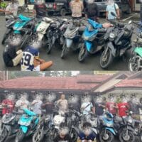 Team Mangewang Ringkus Pelaku Curanmor dan Jambret di Sorong: 9 Motor Curian Diamankan, Dua Residivis Jalanan Ditangkap Polisi