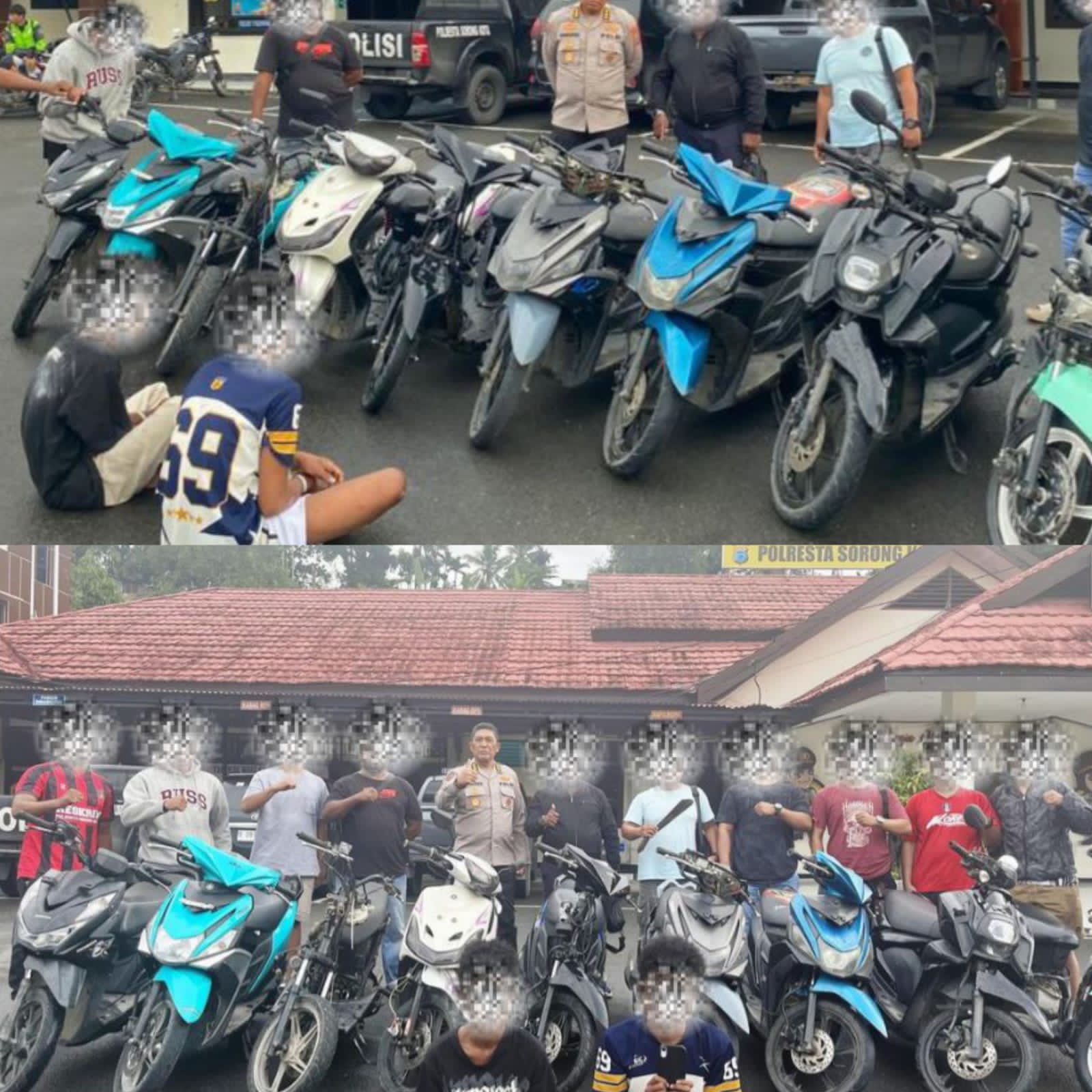 IMG-20260517-WA0006 Team Mangewang Ringkus Pelaku Curanmor dan Jambret di Sorong: 9 Motor Curian Diamankan, Dua Residivis Jalanan Ditangkap Polisi