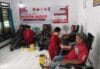 Bersama PMI Cabang, Koramil Ngraho Bojonegoro Gelar Donor Darah