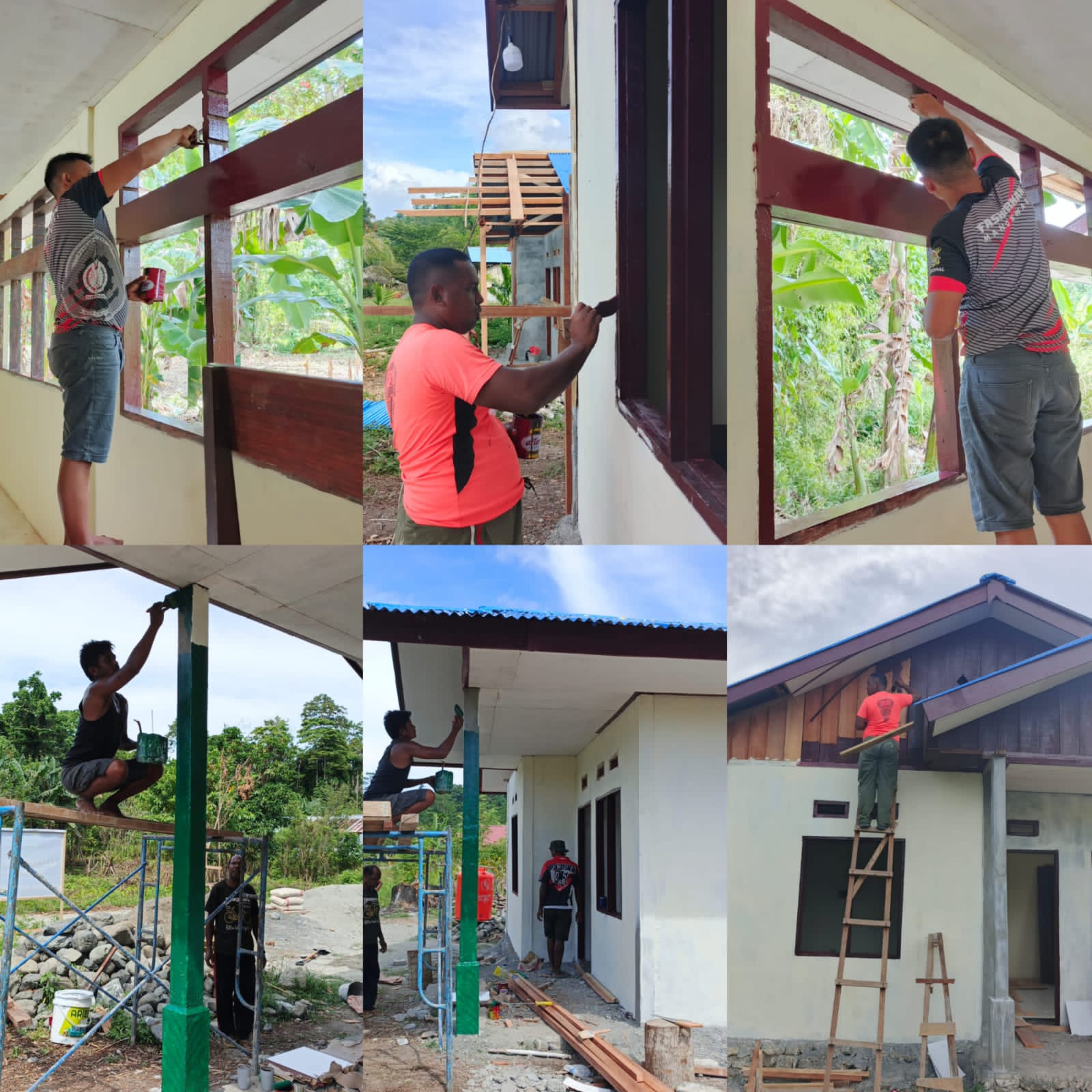 IMG-20260518-WA0022 Pengecatan RTLH TMMD Ke-128 Kodim 1801/Manokwari Masuki Tahap Finishing