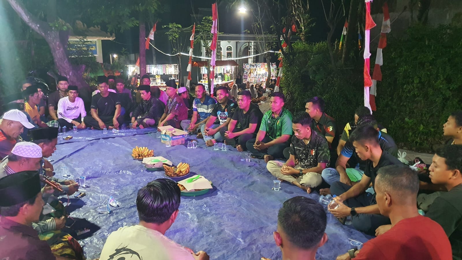 Wujud Syukur Program TMMD Hampir Selesai, Warga Bersama Satgas Gelar Tasyakuran