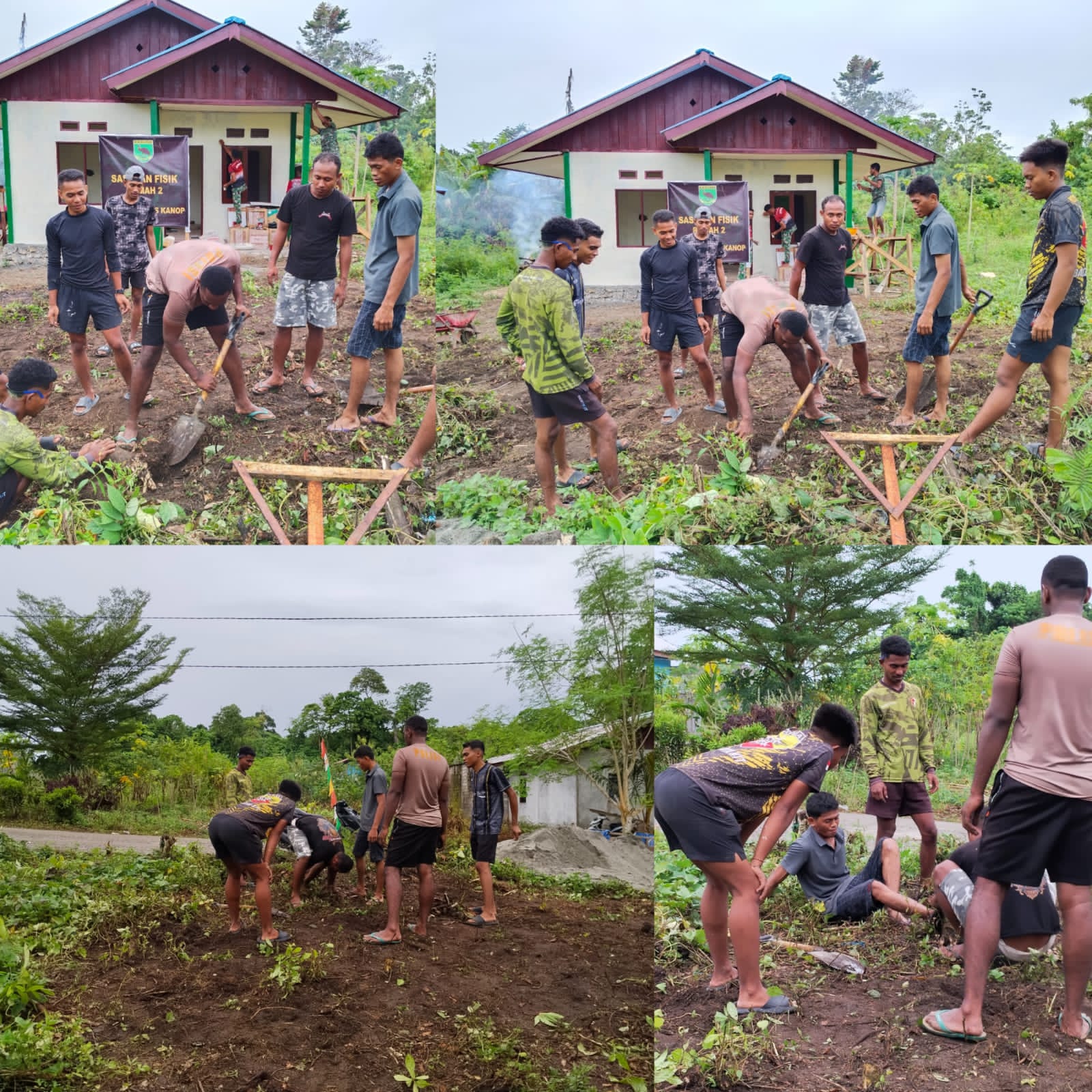 IMG-20260519-WA0040 Satgas TMMD Ke-128 Kodim 1801/Manokwari Gotong Royong Bersihkan Pekarangan RTLH