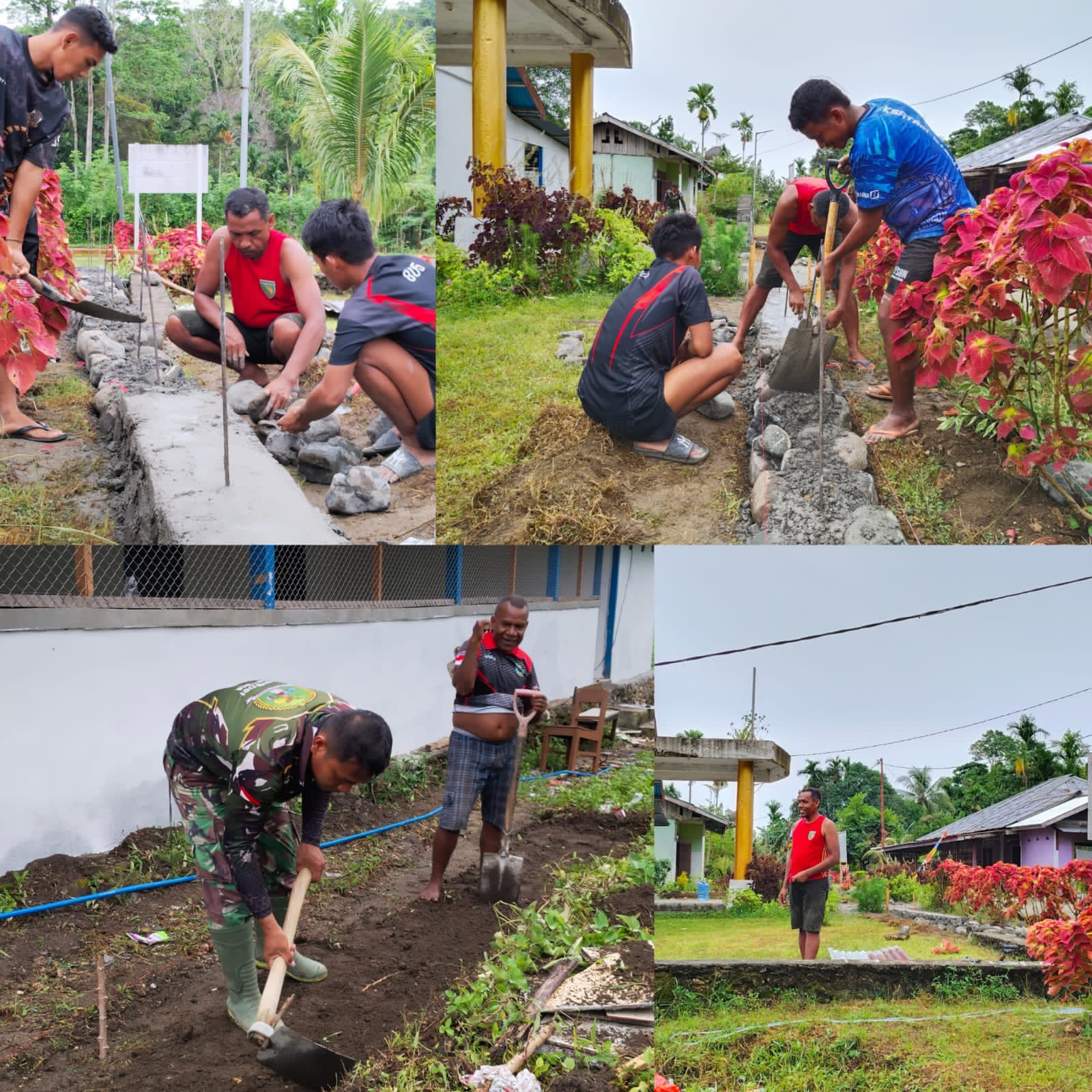 IMG-20260519-WA0041 Satgas TMMD Ke-128 Kodim 1801/Manokwari Bangun Pondasi Pagar Gereja Jemaat Erroi