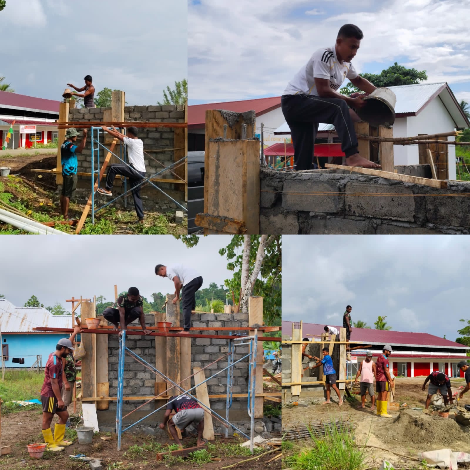 IMG-20260520-WA0080 Kerja Sama Solid, Satgas TMMD Ke-128 Kodim 1801/Manokwari Sigap Lakukan Pengecoran Bak Penampungan Air Bersih