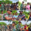 Pembagian Bibit Kakao, Satgas TMMD Ke-128 Kodim 1801/Manokwari Dorong Peningkatan Ekonomi Warga
