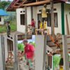 Pembuatan Pilar RTLH TMMD Ke-128 Kodim 1801/Manokwari Terus Dikebut