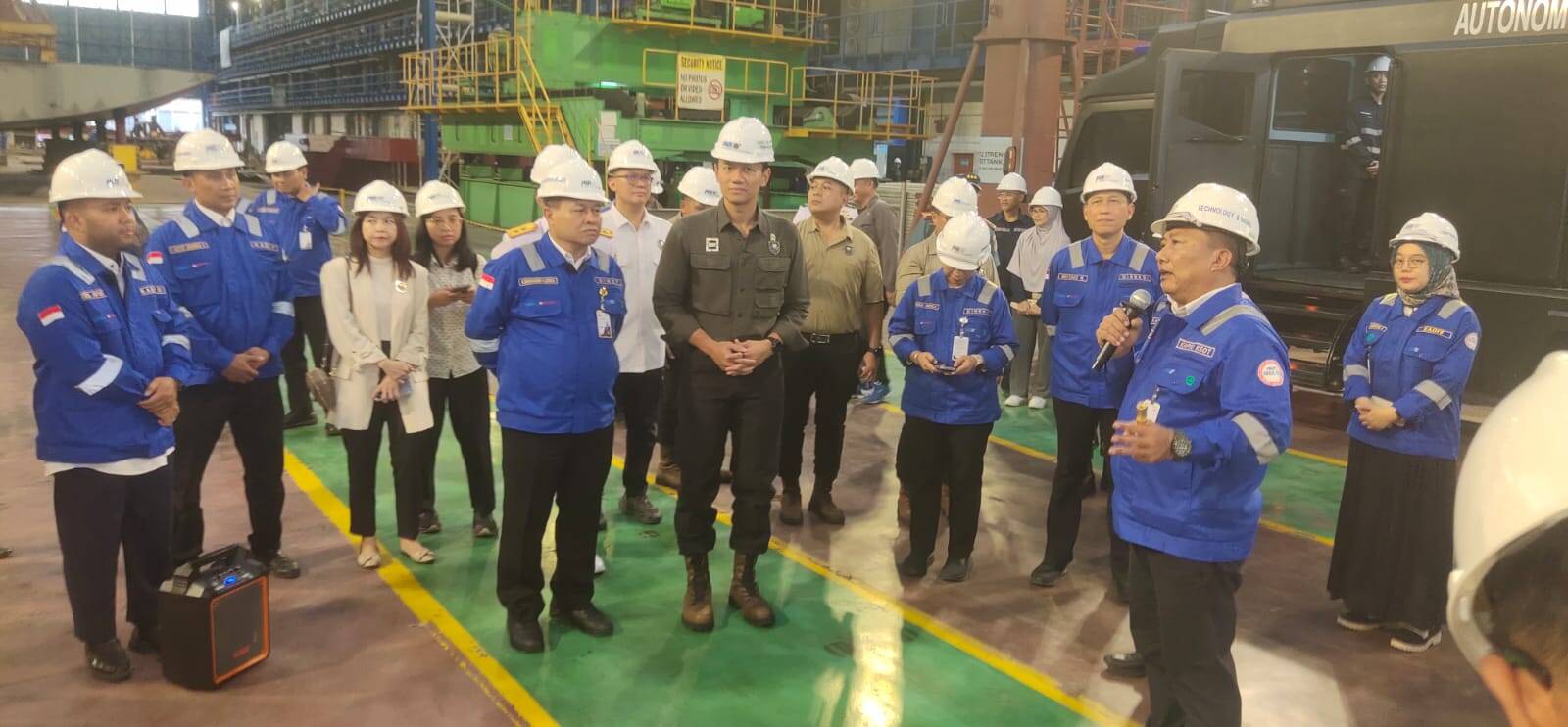 Kunker Menteri Koordinator Infrastruktur di PT PAL Surabaya: Kapal Perang dan KSOT Jadi Sorotan