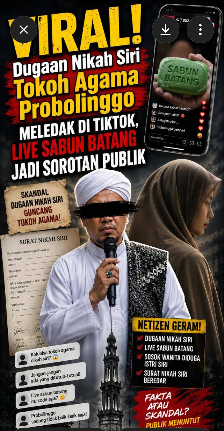 Probolinggo Geger! Dugaan Pernikahan Siri Tokoh Agama Disebut-sebut Bisa Cemari Citra Lembaga