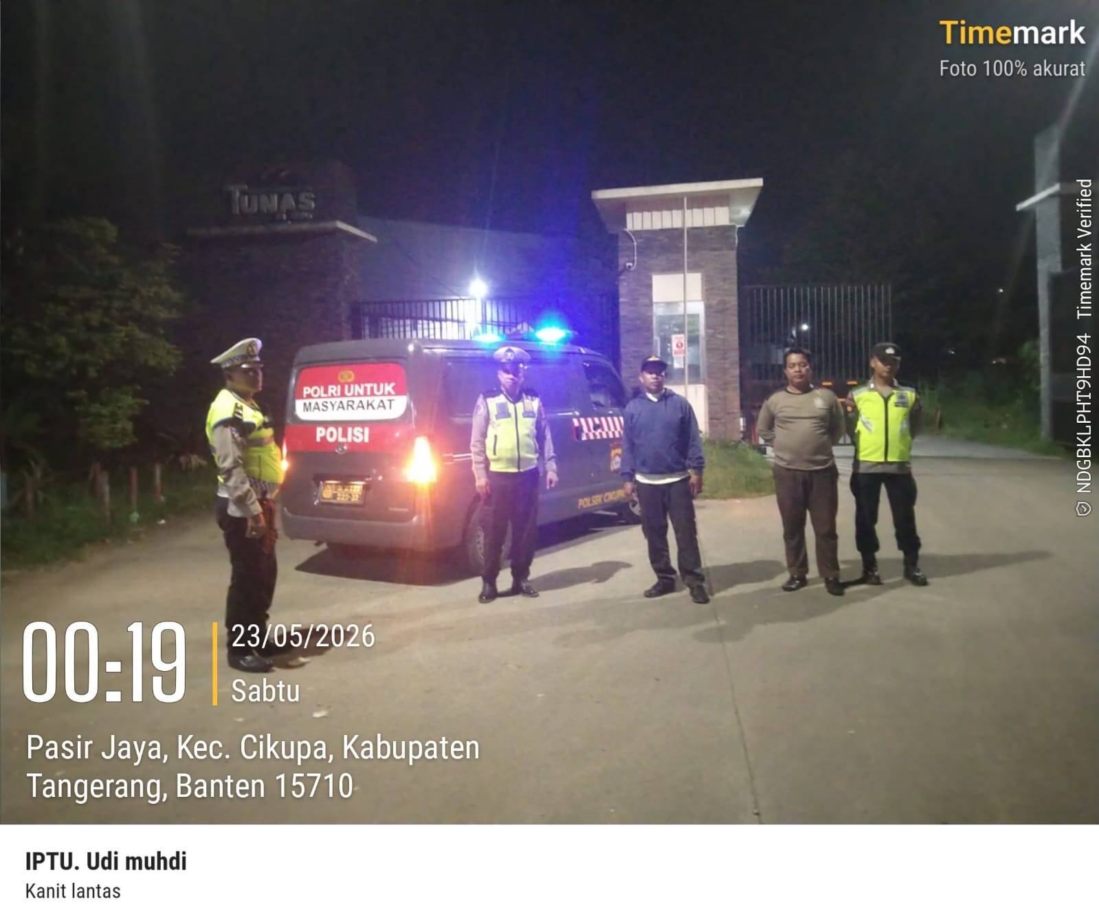IMG-20260523-WA0045 Kanit Lantas Polsek Cikupa Pimpin Ops Cipkon KRYD Secara Tegas dan Humanis