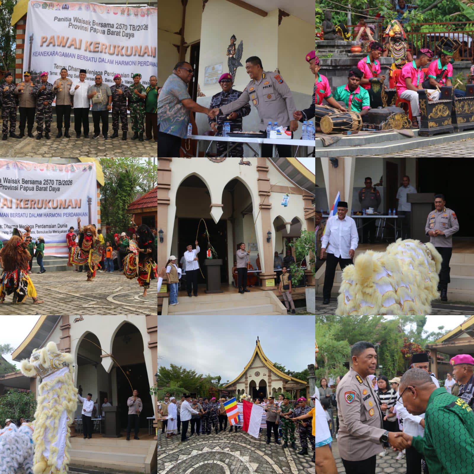 IMG-20260530-WA0040 Pawai Kerukunan Warnai Waisak di Sorong, Irwasda Polda Papua Barat Daya: Perbedaan Justru Perekat Persatuan