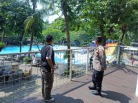 Polsek Cikupa Pantau Objek Wisata Kolam Renang Talaga Bestari, Pastikan Keamanan dan Kenyamanan Pengunjung