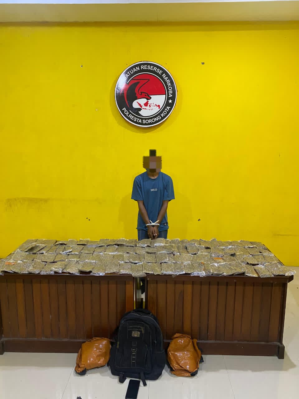 IMG-20260531-WA0018 Satresnarkoba Polresta Sorong Kota Gagalkan 4,8 Kilogram Ganja, Satu Tersangka Diamankan