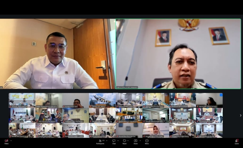 ATR/BPN Bahas Transformasi Organisasi Berbasis Wilayah