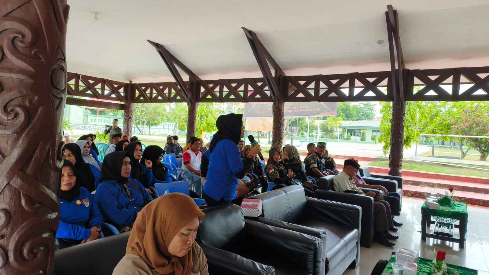 PELATIHAN PEMBUATAN PESTISIDA NABATI WARNAI SASARAN NON FISIK TMMD KE-128 KODIM 0908/BONTANG