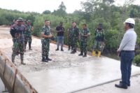 Tim Wasev Sterdam VI/Mulawarman Tinjau Langsung Progres TMMD Ke-128 Kodim 0908/Bontang