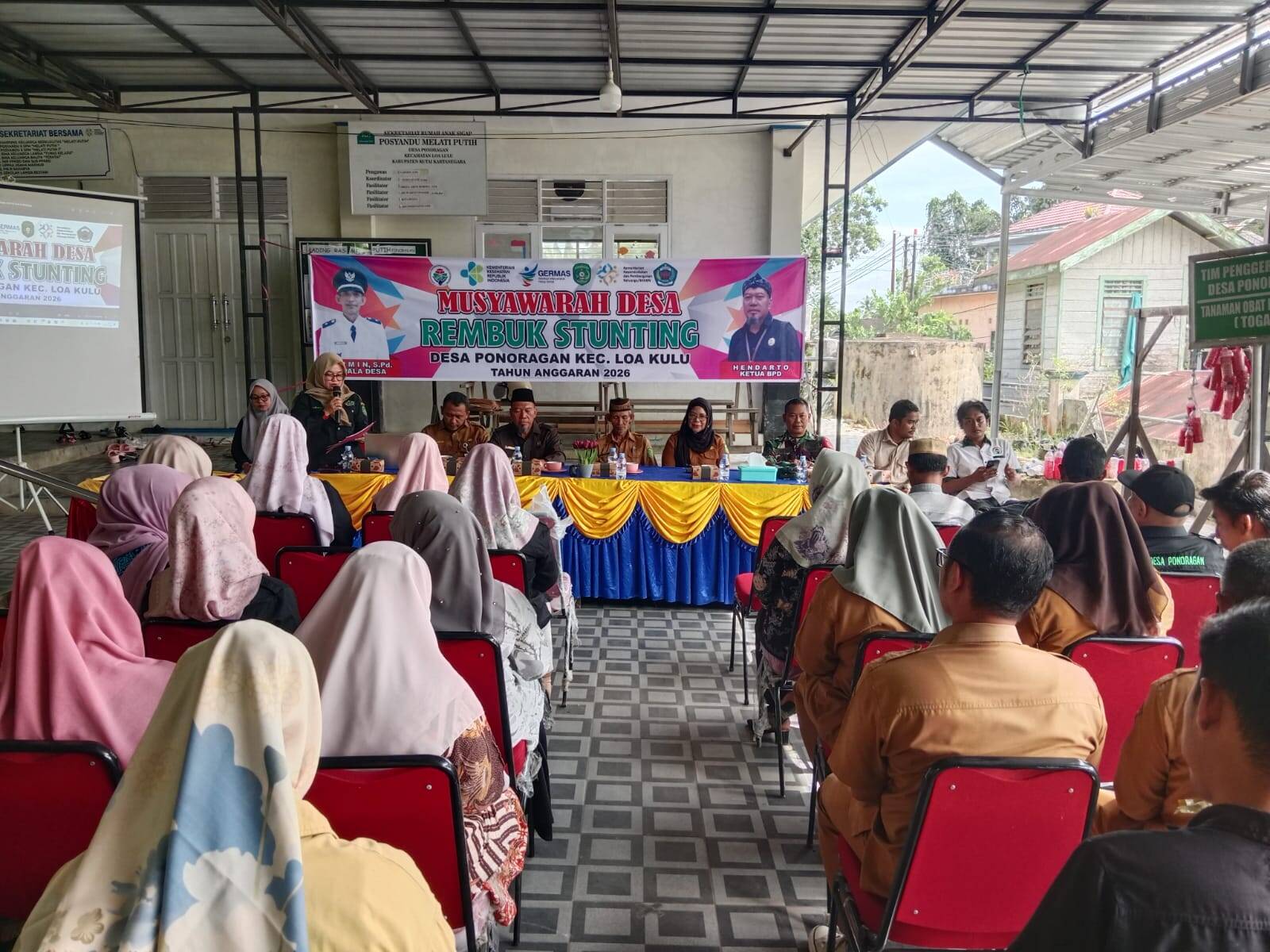Babinsa Dampingi Kegiatan Musyawarah Desa dalam Program Rembuk Stunting