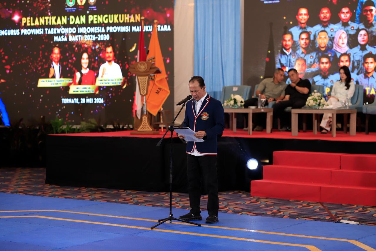 WhatsApp Image 2026-05-30 at 11.33.11 Ketum PBTI Letjen TNI Richard Tampubolon Lantik Pengurus Provinsi Taekwondo Indonesia Maluku Utara 2026-2030