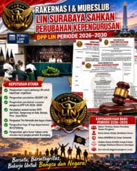 Perubahan Struktur DPP LIN Resmi Disahkan pada Rakernas I Surabaya